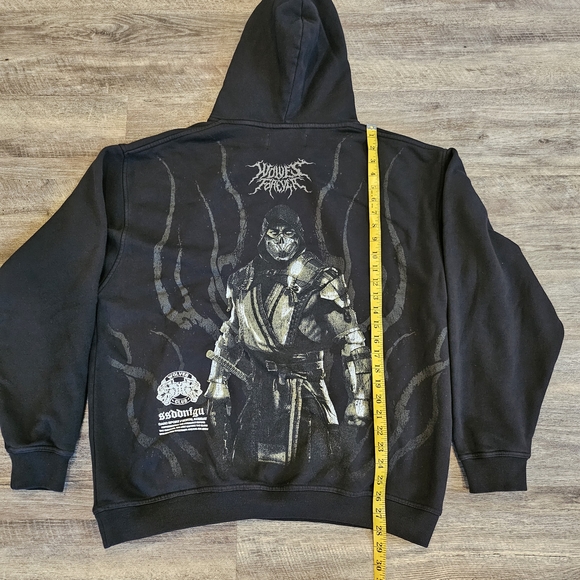 Darc Sport Scorpion "Pierce" Hoodie in Black - Picture 10 of 11